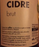 Cidre brut