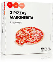 3 Pizzas Margherita