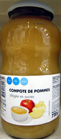 Compote de pommes allégée en sucre Tous les jours Casino