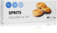 Sprits chocolat au lait