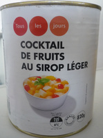 Cocktail de fruits au sirop léger