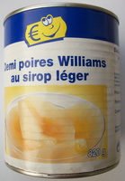 Demi poires au sirop léger