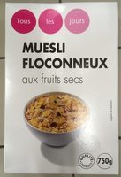 Muesli floconneux aux fruits secs