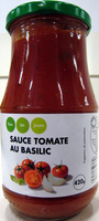Sauce tomate au basilic