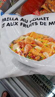 Paëlla au poulet et aux fruits de mer