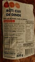 Roti cuit de dinde