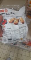 Mini gâteaux fourrage goût fraise