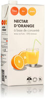 Nectar orangeà base de concentré