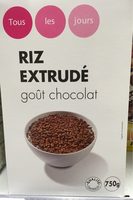 Riz extrudé goût chocolat