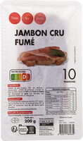 Jambon cru fume 10 tranches