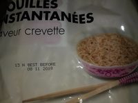 Nouilles asie saveur crevette