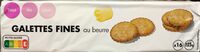 Galettes fines au beurre
