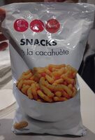Produits soufflés à base de maïs, à la cacahuète