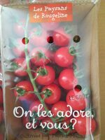 Tomates cerises rondes grappe