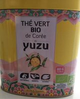 Thé vert bio de Corée au yuzu