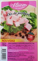 Dès de jambon nature
