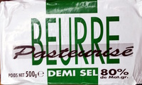 Beurre Pasteurisé Demi-Sel (80 % MG)