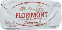 Beurre pasteurisé demi-sel