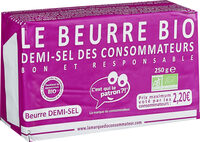Beurre bio demi-sel