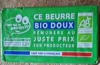 Beurre bio doux