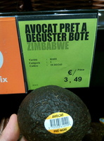Avocat prêt à déguster