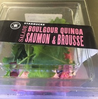 Salade boulgour quinoa saumon & brousse