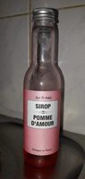 Sirop pomme d'amour