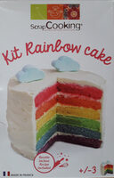Kit Rainbow Cake - Scrapcooking