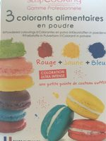 3 Colorants Artificiels En Poudre - Scrapcooking