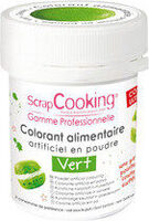 Colorant Artificiel En Poudre - Vert - 5G - Scrapcooking