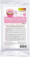 Pâte à Sucre Arôme Vanille 250 G Rose - Scrapcooking