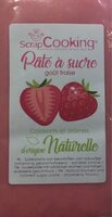 Pate à sucre goût fraise