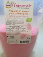 Préparation sucré pour barbe à papa