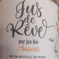 Jus de reve pur jus bio Ananas