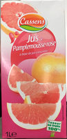 Jus de pamplemousse rose à base de jus concentré
