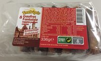 Gauffres fantaisie nappées parfum cacao