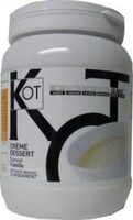Kot Crème Dessert Arôme Vanille, Pot
