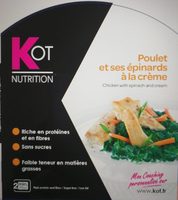 Poulet et ses épinards à la crème
