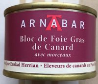 Bloc de foie gras de canard