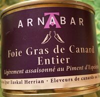 Foie gras de canard entier