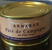 Pate de campagne au foie gras