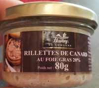 Rillettes de canard au foie gras
