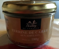 Terrine de caille aux airelles