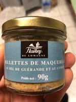 Rillette de maquereau au sel de guerande et citron
