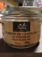 Terrine de campagne au poivre de Madaga