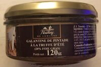 Galantine de pintade a la truffe d’ete