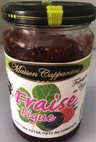 Confiture fraise figue
