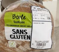 Boule tranchee sans gluten
