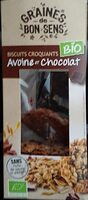Biscuits croquants avoine et chocolat