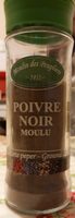 Poivre noir moulu